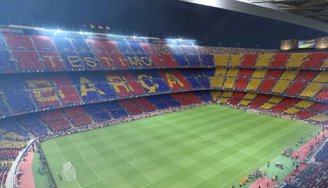 Estadio del Barcelona en PES 2017