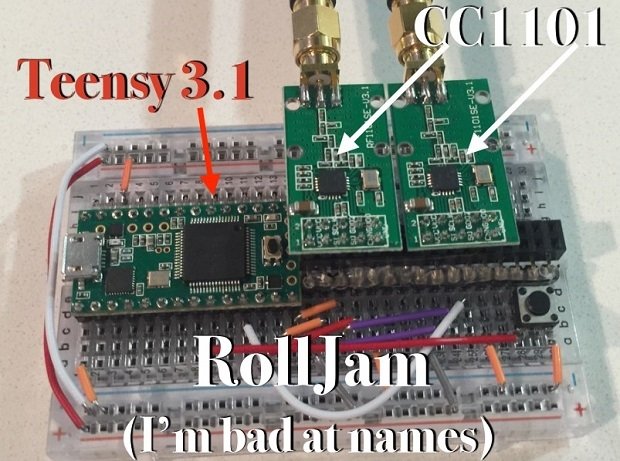 Este es el aspecto del RollJam diseñado por Samy Kamkar