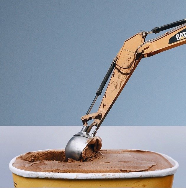 Excavadora + Helado