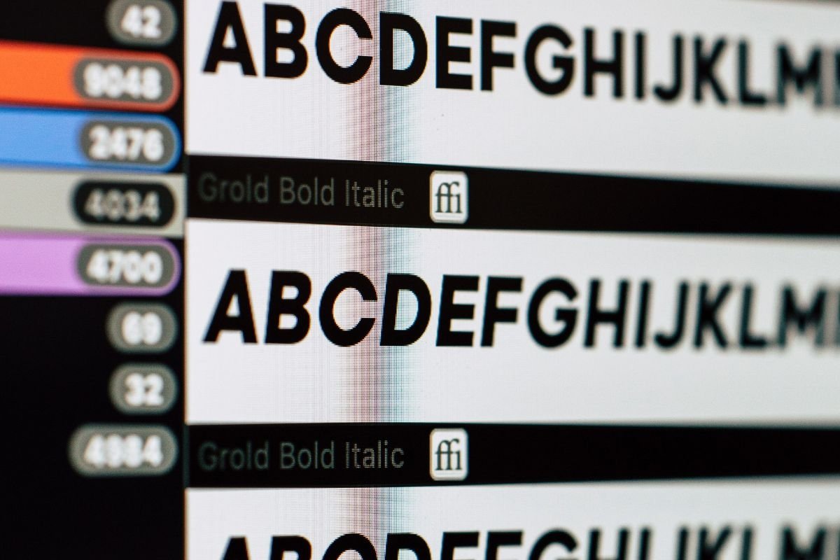 Existen cinco categorías principales de tipografia: serif, sans serif, display, script y symbol