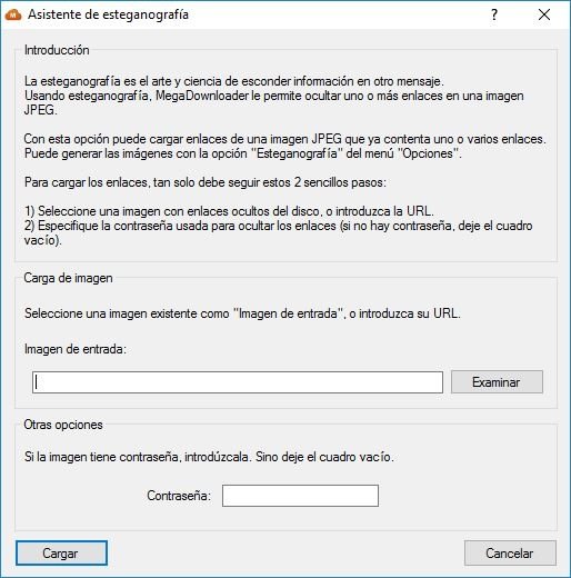 Extracción de enlaces ocultos en una imagen