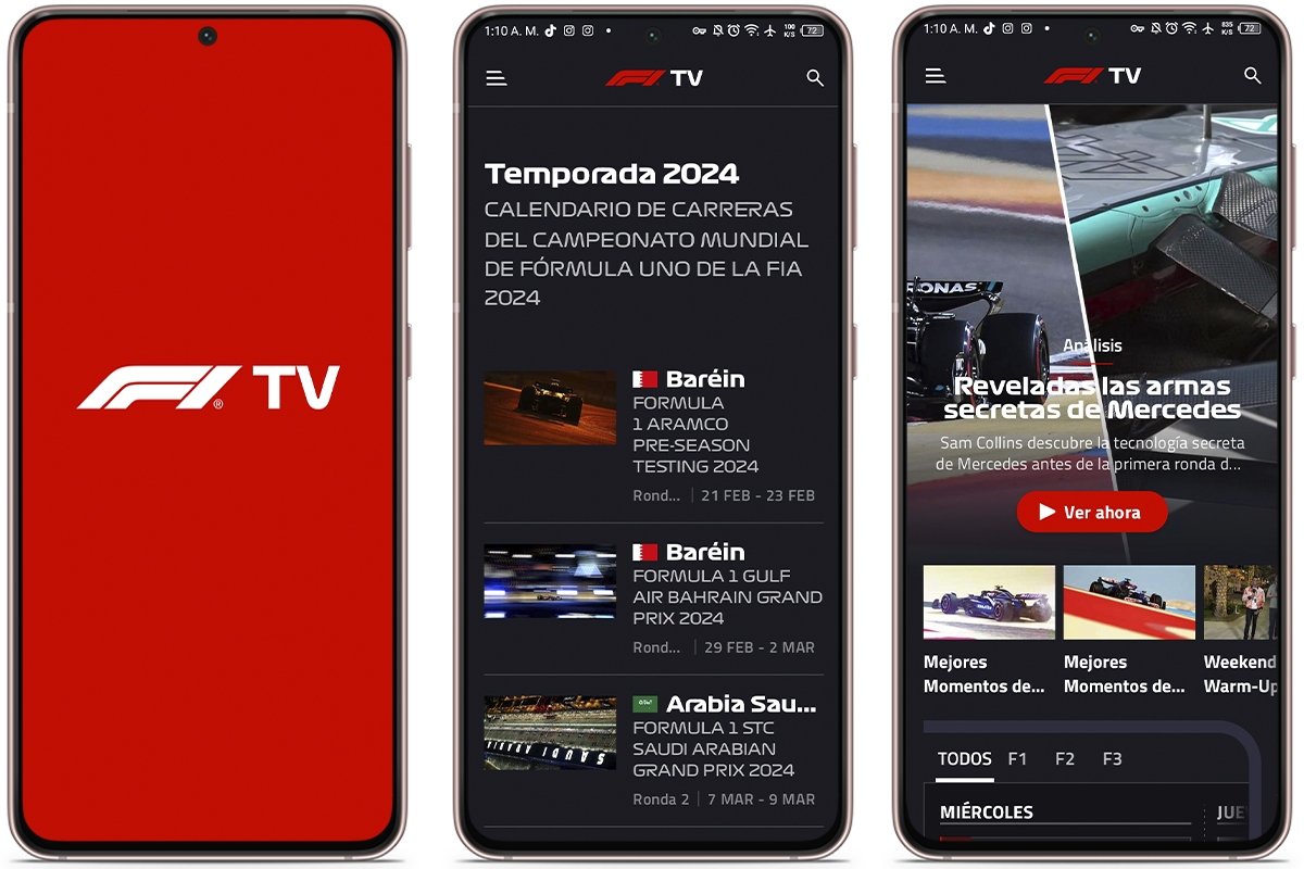 F1 TV-la app oficial de la Formula 1
