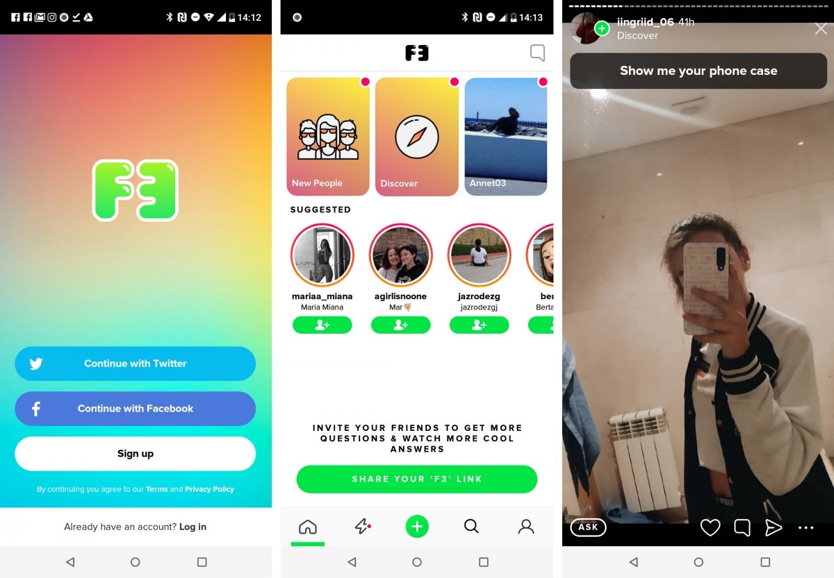 F3 es la nueva red social basada en preguntas