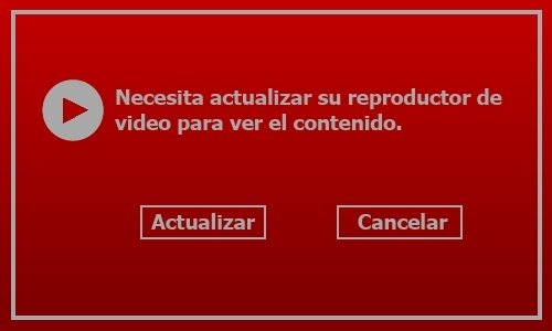 Falsa actualización del reproductor de video
