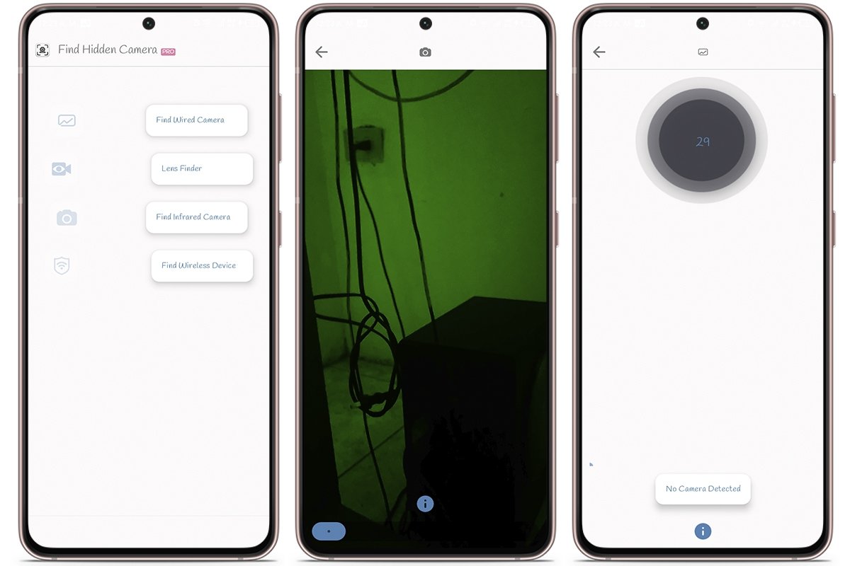 Find Hidden Camera es perfecta para descubrir cualquier cámara oculta