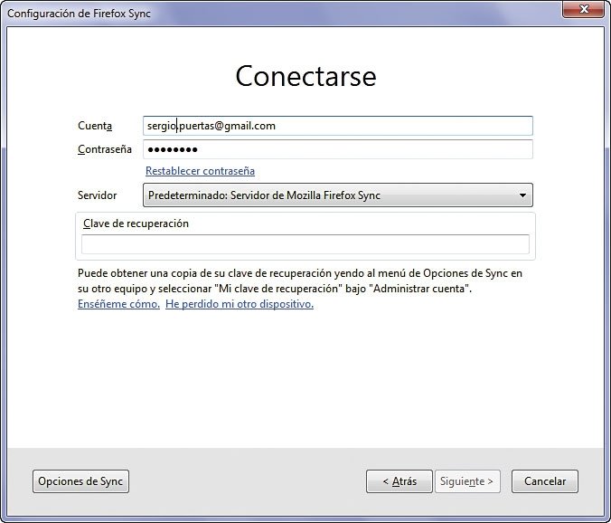 Firefox Sync