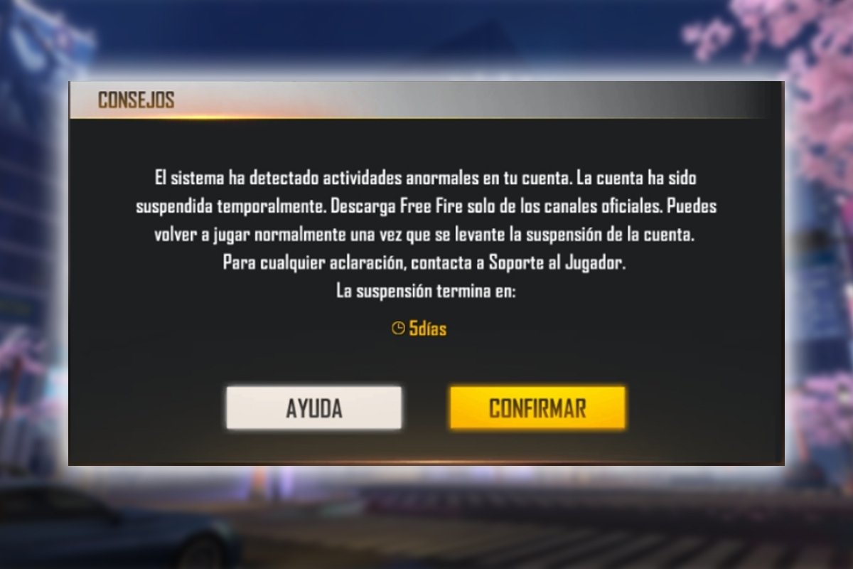 Formas de saber si tu cuenta fue suspendida por Garena