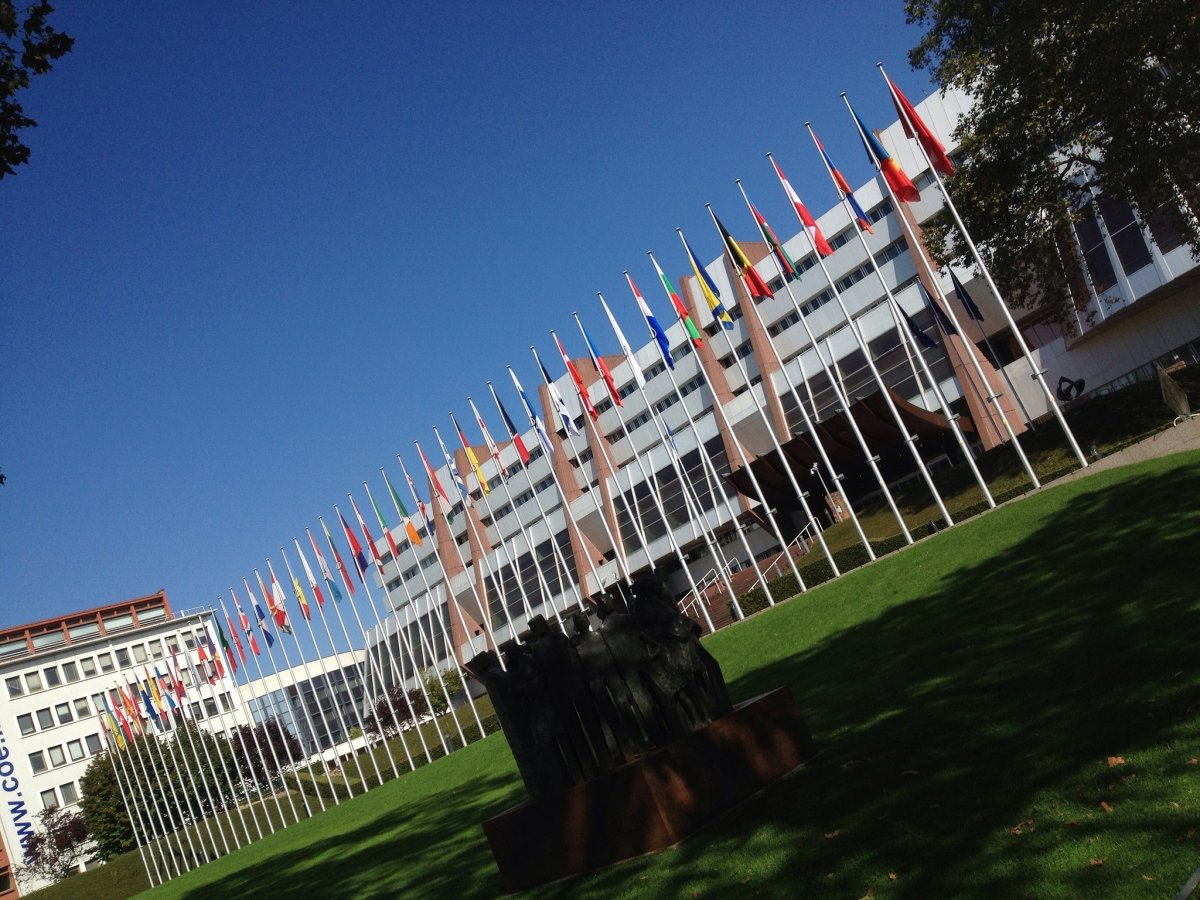 Fotografía de los exteriores de la sede del Consejo de Europa