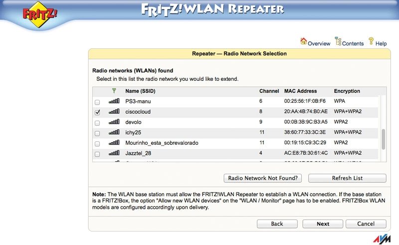 Fritz! WLAN Repeater