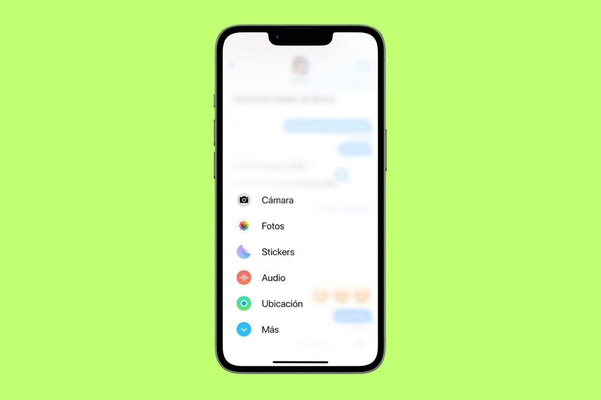 Funciones de iMessage en un iPhone