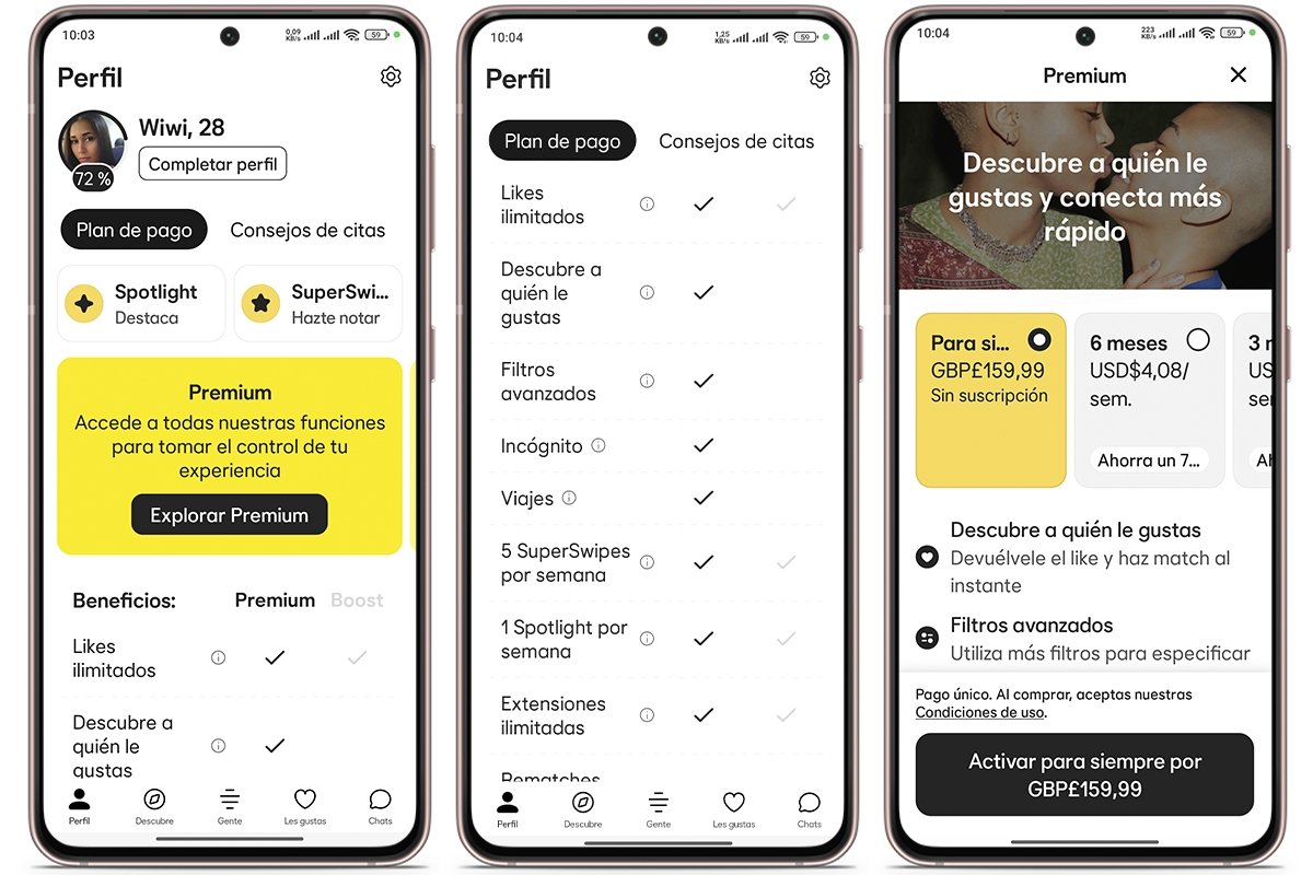 Funciones extra de Bumble que potencian tu perfil