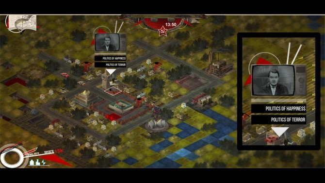 Gameplay de Soviet City - control del terror