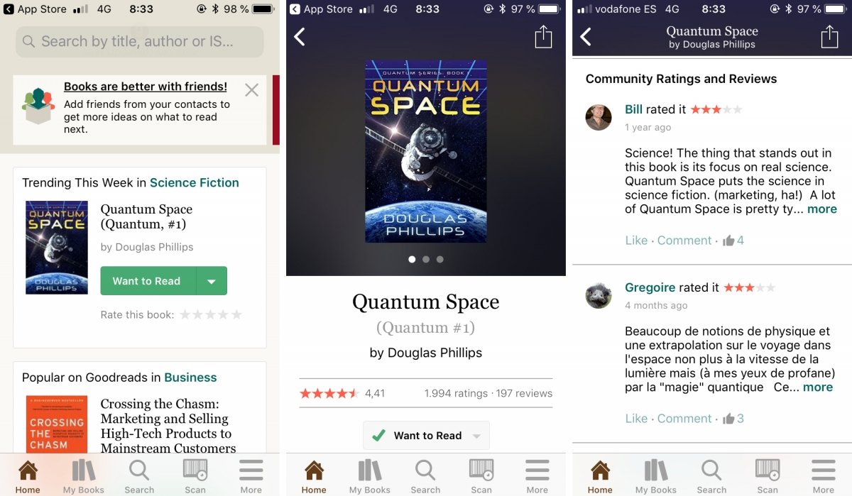 Goodreads es indispensable para amantes de la lectura