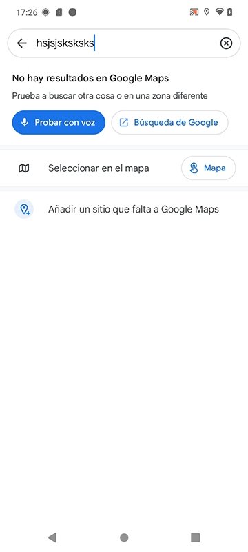 Google Maps no muestra resultados: cómo solucionarlo