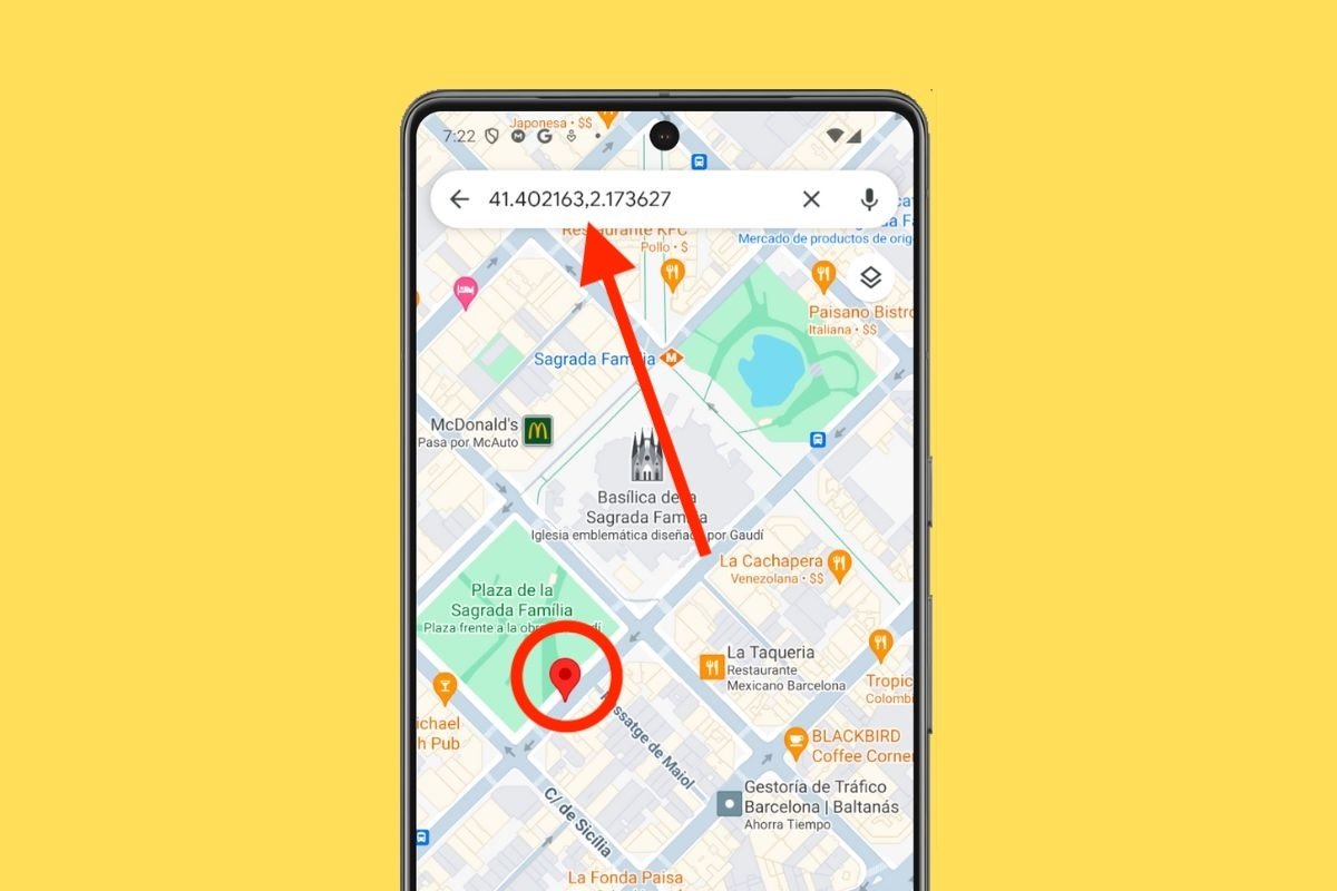 Google Maps también puede decirte las coordenadas de cualquier punto del mapa