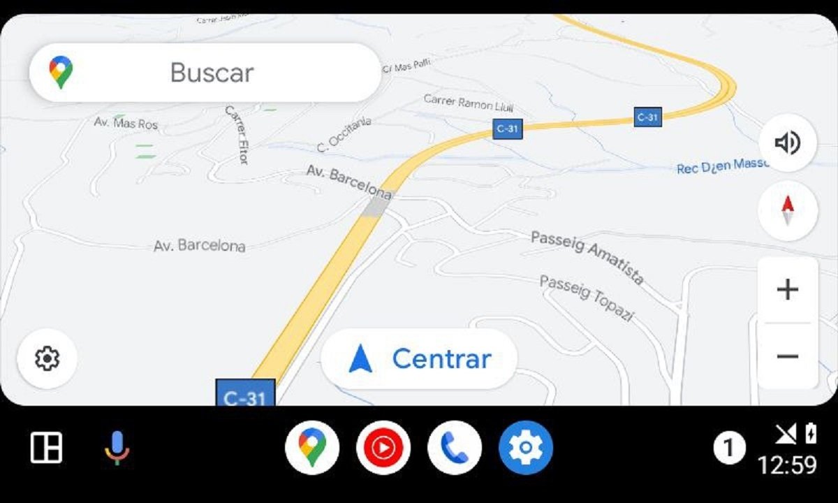 Google Maps y su mapa en Android Auto