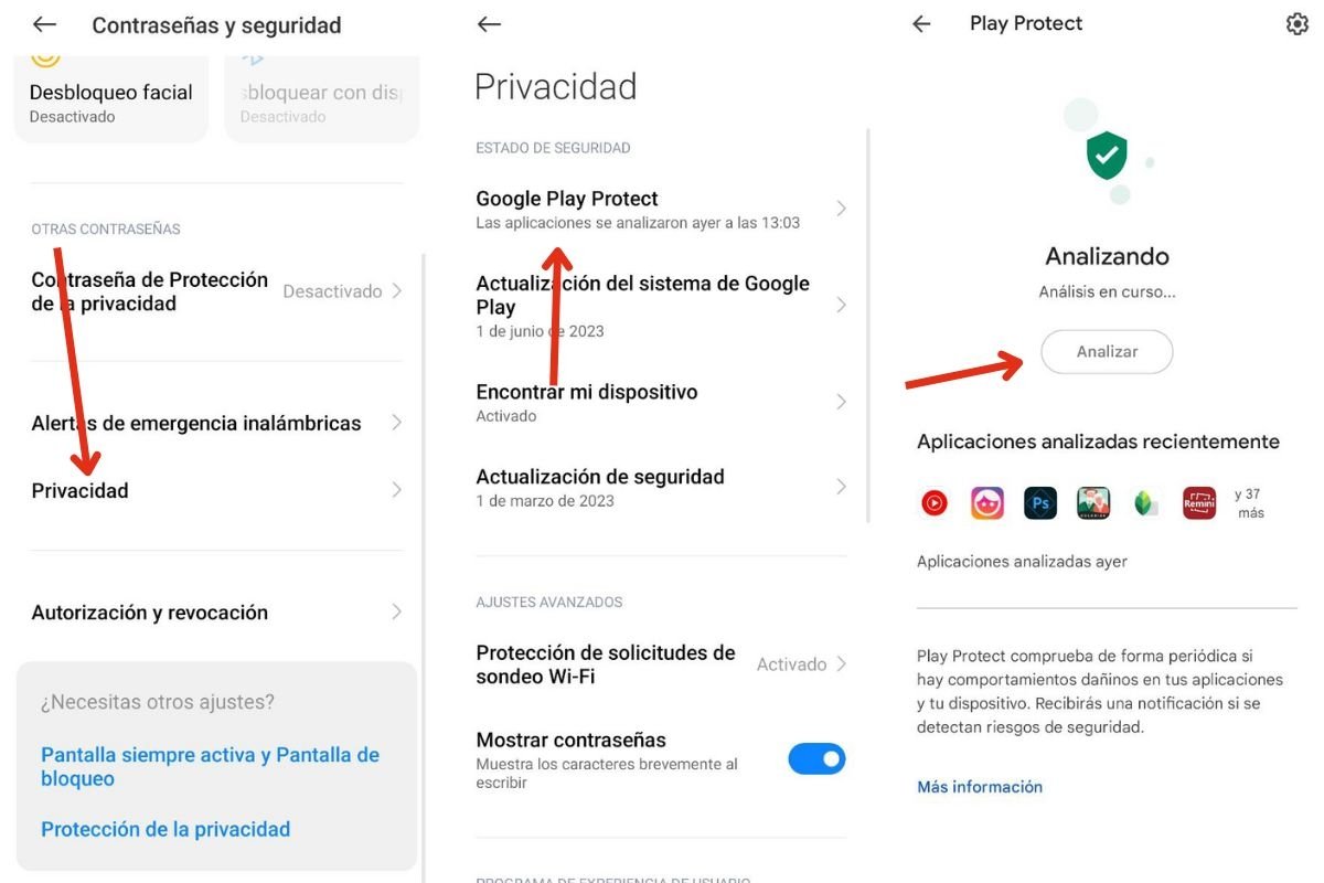Google Play Protect analiza automáticamente tu móvil en busca de aplicaciones maliciosas