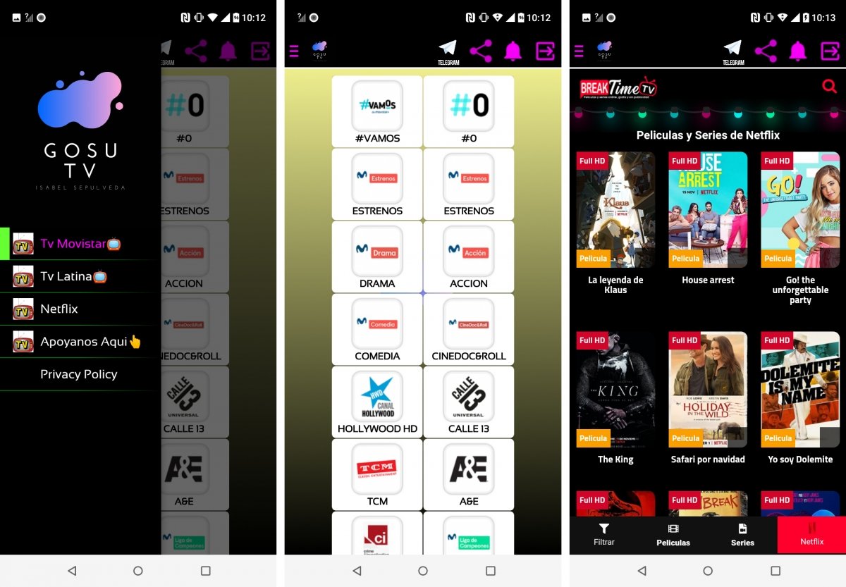 Gosu TV ofrece TV, series y pelis totalmente gratis