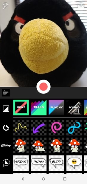 Grabación de un vídeo con GIPHY CAM