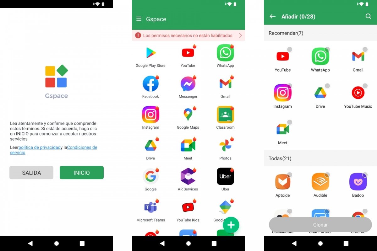 Gspace integra las aplicaciones de Google