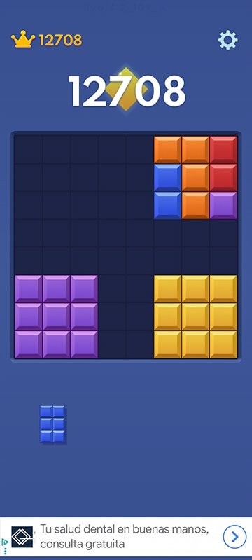 Hacer formas bonitas o simétricas no da puntos en Block Blast