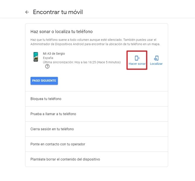 Hacer sonar un teléfono incluso si está silenciado