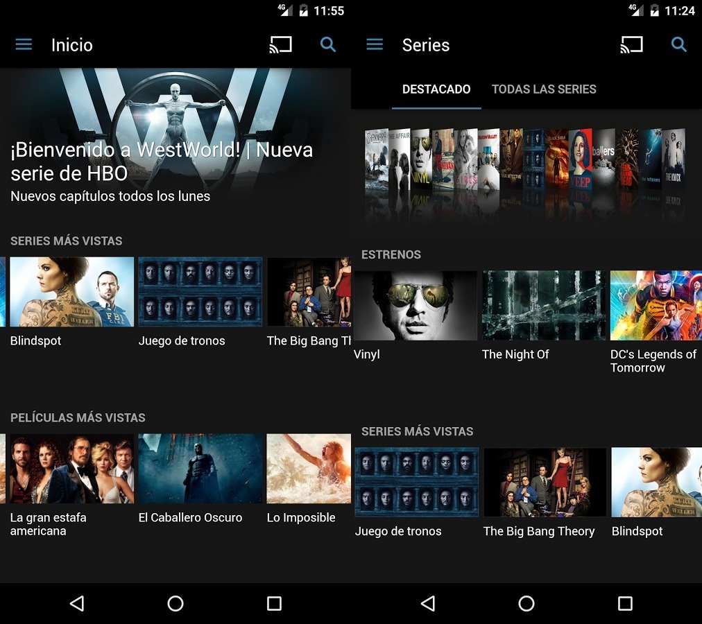 HBO para Android