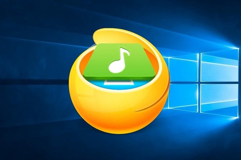 Icono de WinX MediaTrans sobre fondo de Windows 10