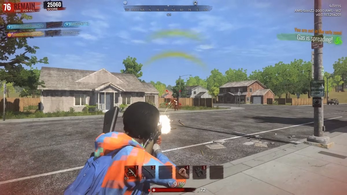 Imagen de un combate en H1Z1