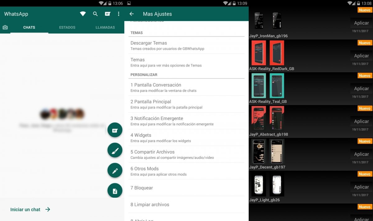 Imágenes de GBWhatsApp