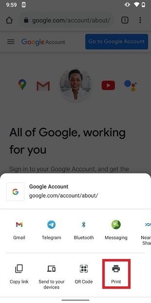 Imprimir desde Google Chrome