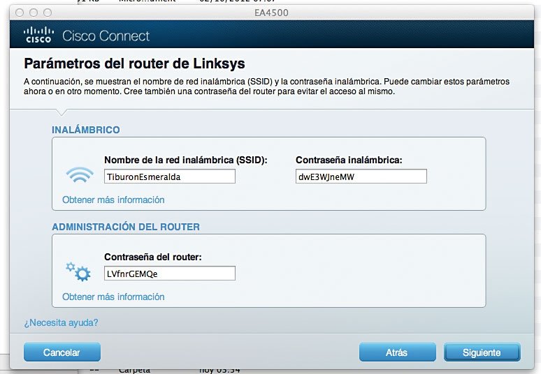 Instalación del router