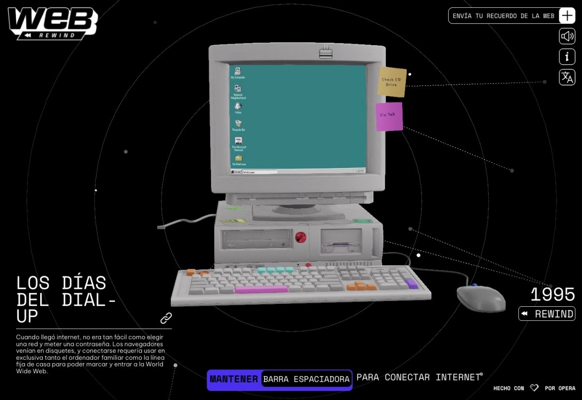 Interactúa con tu PC con Windows 95 y conéctalo a Internet mediante un módem 56k