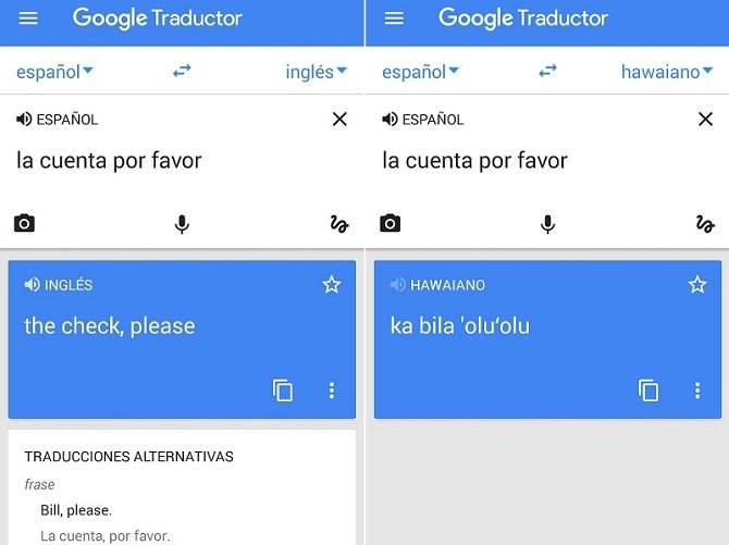 Interfaz de Google Translate, para eliminar cualquier barrera idiomática