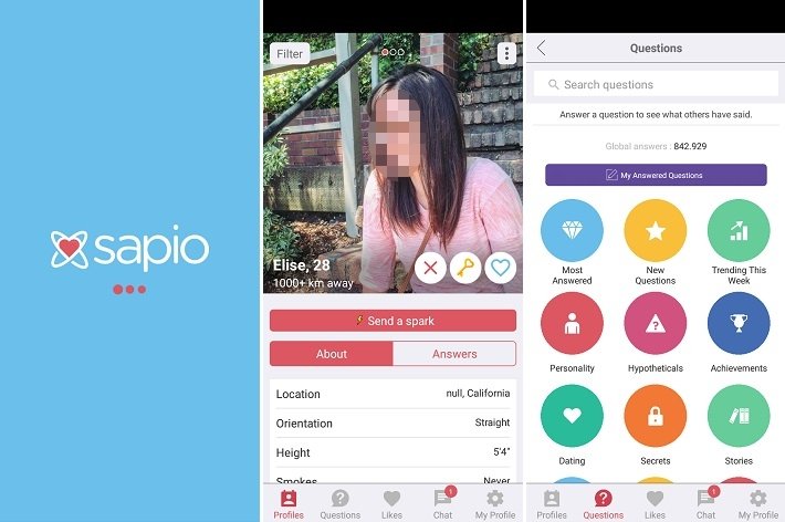 Interfaz de Sapio para Android