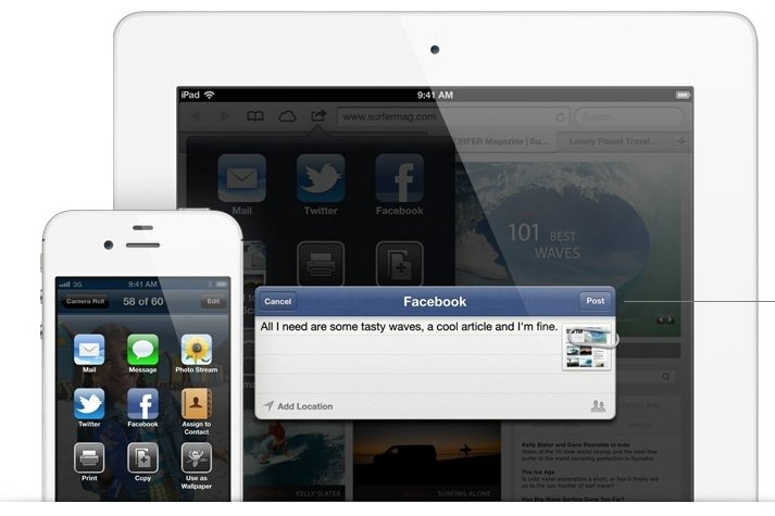 iOS 6 Facebook
