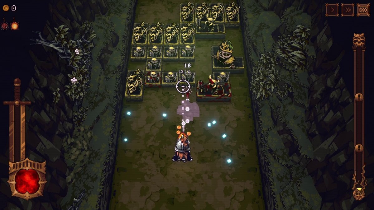 Jugando una ronda de BALL x PIT