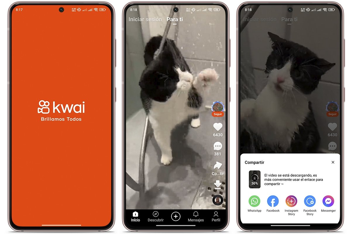 Kwai es una alternativa a TikTok que te recompensa