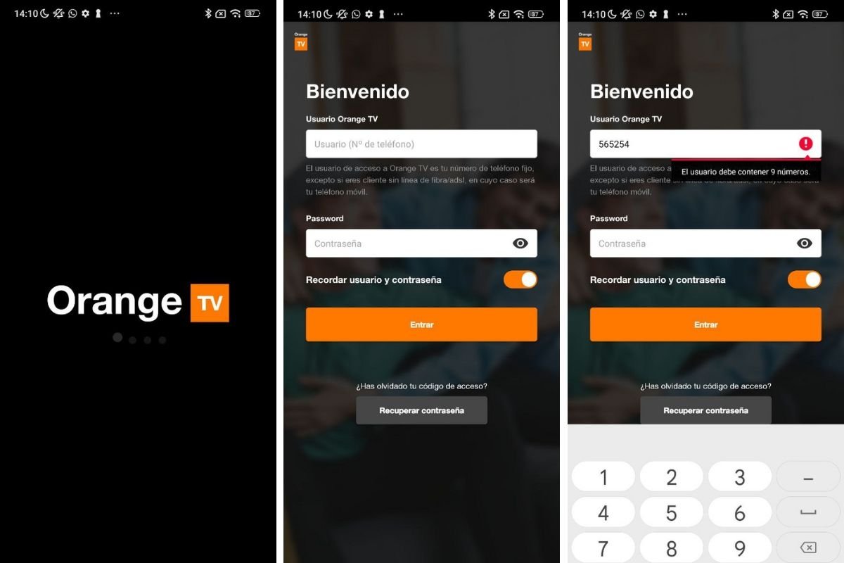 La app gratuita de Orange TV para clientes de la compañía
