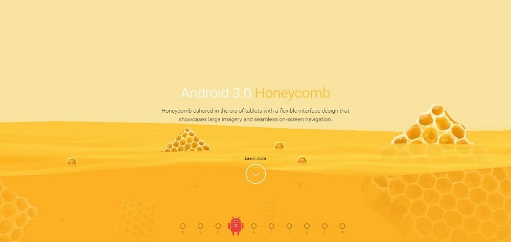 Imagen promocional de Android Honeycomb