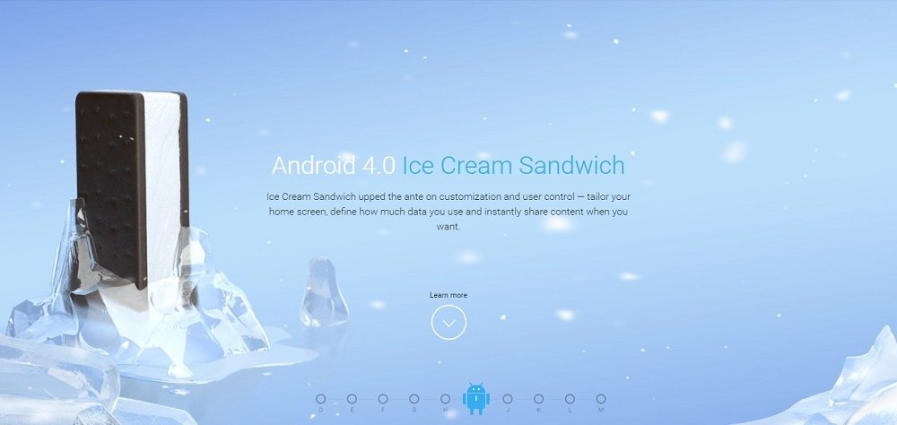 Imagen promocional de Android Ice Cream Sandwich