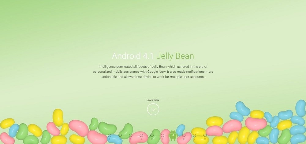 Imagen promocional de Android Jelly Bean