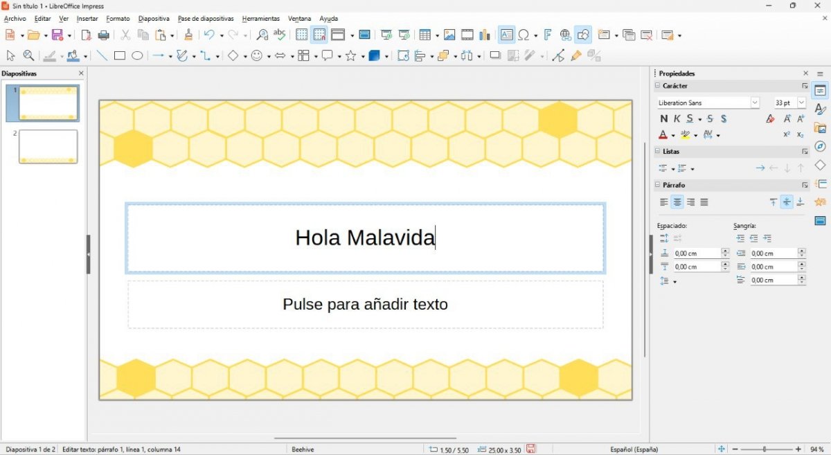 LibreOffice Impress, la alternativa habitual a PowerPoint