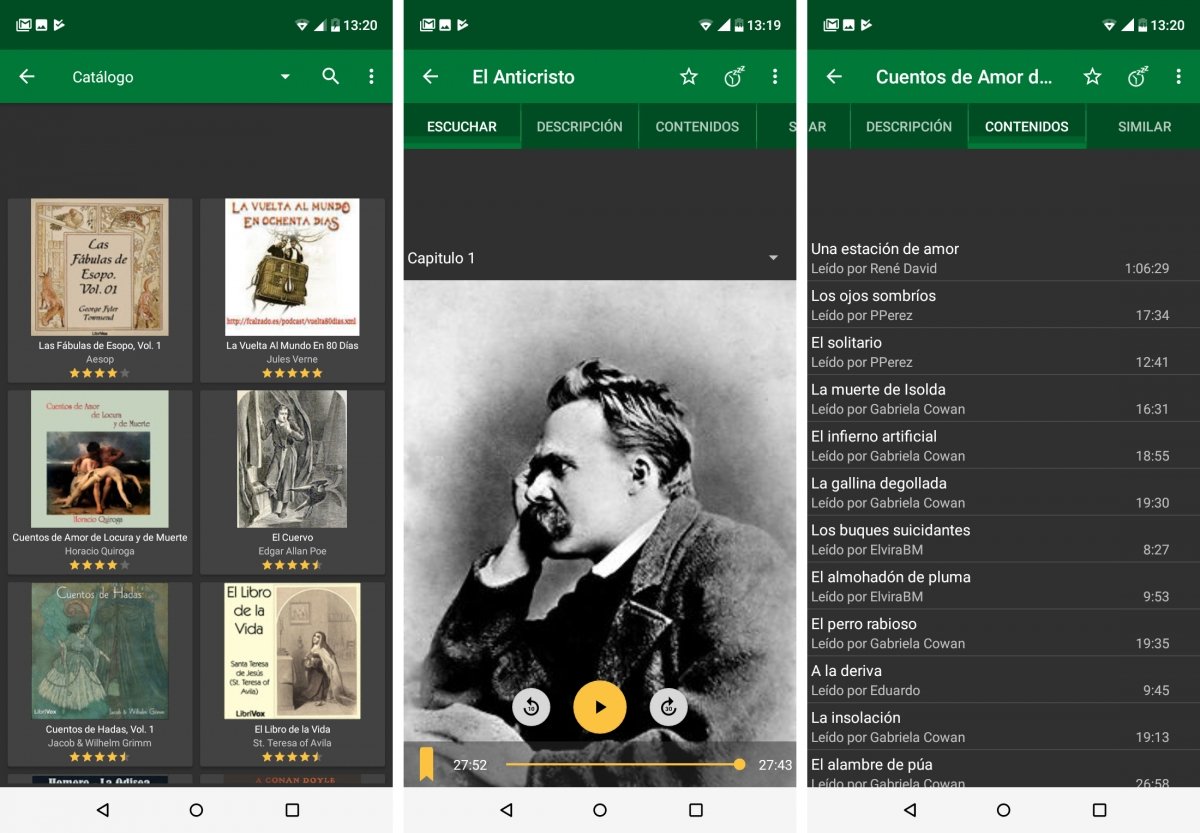 Librivox ofrece audiobooks en español