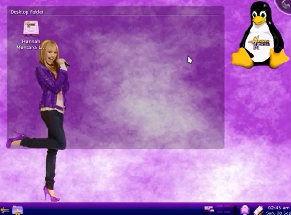 Linux de Hanna Montana que podrías terminar instalando si no eliges correctamente