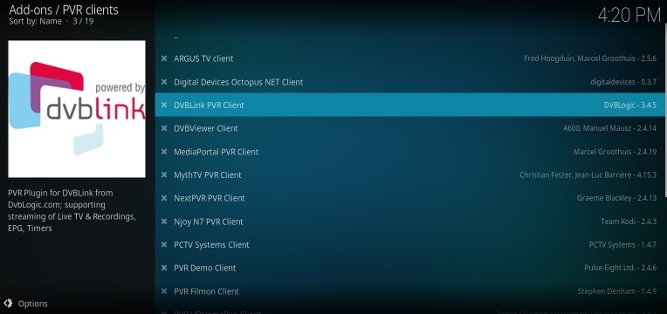 Listas de addons en Kodi para Android