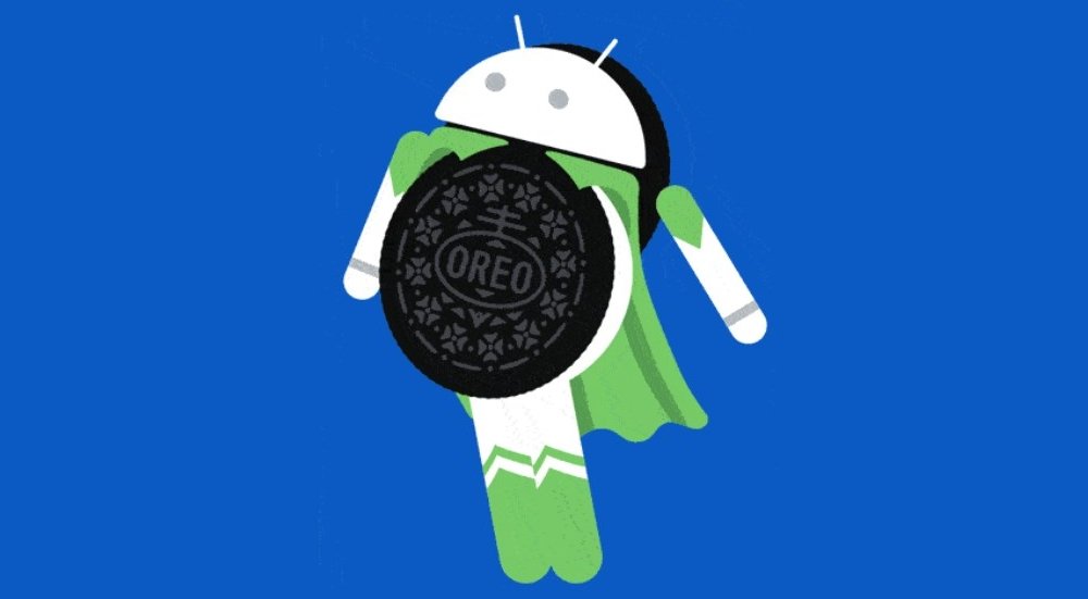 Logotipo e imagen de Android Oreo 8