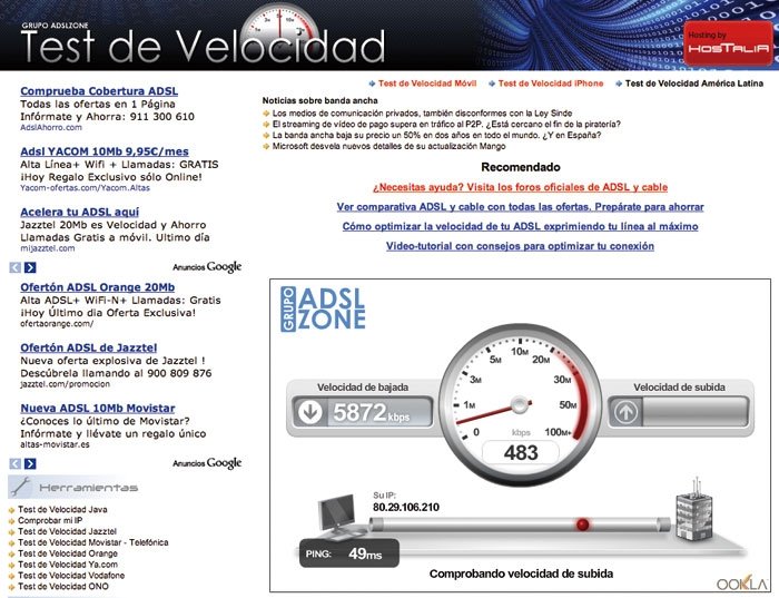 Logra la maxima velocidad 12