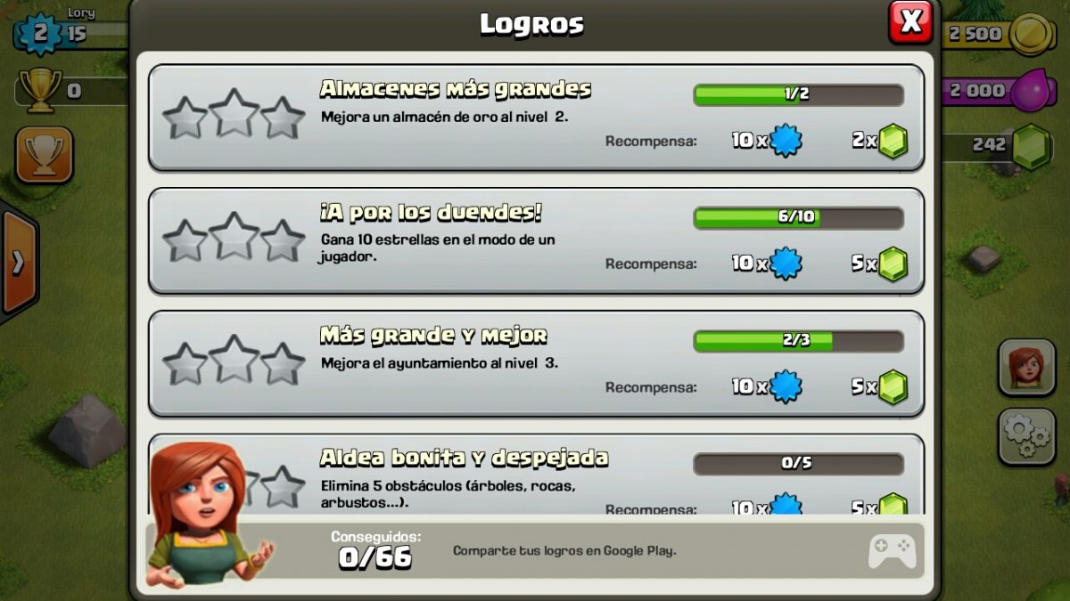 Logros del Clash of Clans