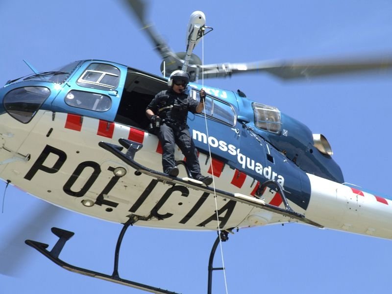 Los Mossos d’Esquadra irrumpieron en la casa
